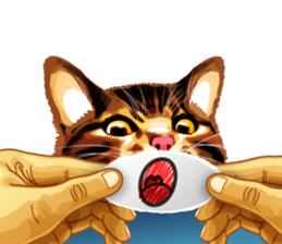 Meme The Cat sticker #1144941