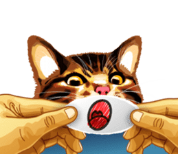 Meme The Cat sticker #1144941