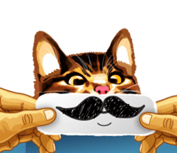 Meme The Cat sticker #1144944