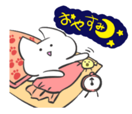 Chick and cat sticker #1144996