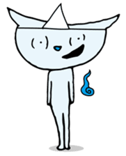 Does the back freeze, too? Ghost cat sticker #1145189