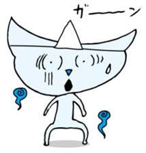 Does the back freeze, too? Ghost cat sticker #1145202