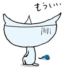 Does the back freeze, too? Ghost cat sticker #1145203