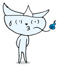 Does the back freeze, too? Ghost cat sticker #1145210