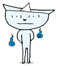 Does the back freeze, too? Ghost cat sticker #1145212