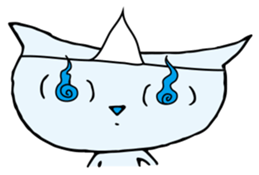 Does the back freeze, too? Ghost cat sticker #1145218