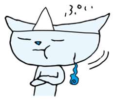 Does the back freeze, too? Ghost cat sticker #1145220