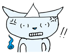 Does the back freeze, too? Ghost cat sticker #1145222