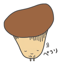 mushrooms and eringi sticker #1145358