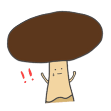 mushrooms and eringi sticker #1145366