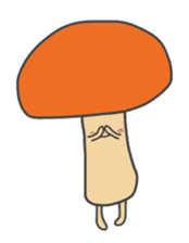 mushrooms and eringi sticker #1145374