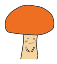 mushrooms and eringi sticker #1145375