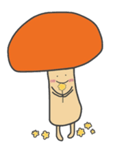 mushrooms and eringi sticker #1145377