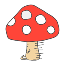 mushrooms and eringi sticker #1145380