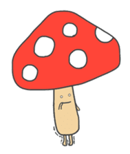 mushrooms and eringi sticker #1145381