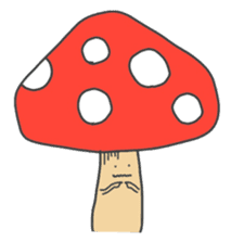mushrooms and eringi sticker #1145382