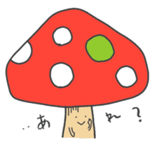 mushrooms and eringi sticker #1145384