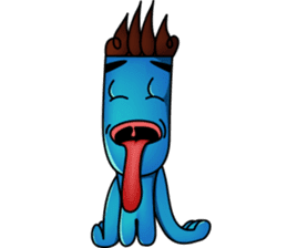 Blue Giggle sticker #1145390