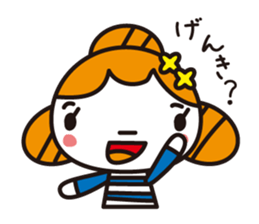 Girl of the dumpling hair sticker #1145426