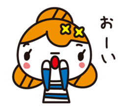 Girl of the dumpling hair sticker #1145432