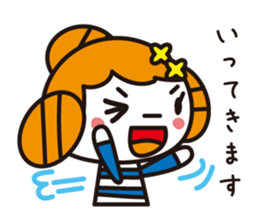 Girl of the dumpling hair sticker #1145452