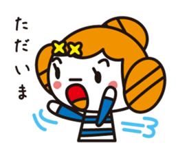 Girl of the dumpling hair sticker #1145453