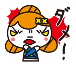 Girl of the dumpling hair sticker #1145455