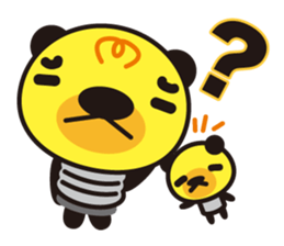 Electric bulb of the bear sticker #1145746