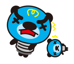 Electric bulb of the bear sticker #1145764