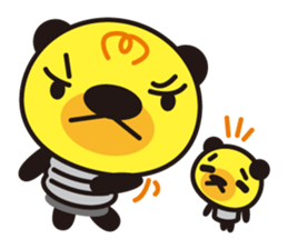 Electric bulb of the bear sticker #1145780