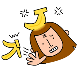 Banana Monkey sticker #1145805
