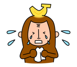 Banana Monkey sticker #1145808