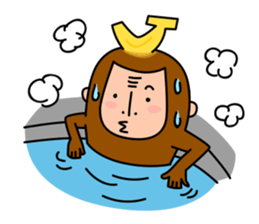 Banana Monkey sticker #1145817