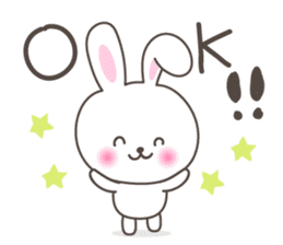 Lovely rabbit 1 sticker #1146267