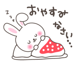 Lovely rabbit 1 sticker #1146271