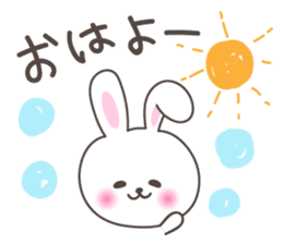 Lovely rabbit 1 sticker #1146272