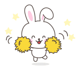Lovely rabbit 1 sticker #1146285