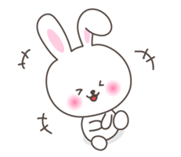 Lovely rabbit 1 sticker #1146299
