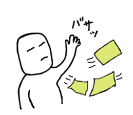 Mr.aja stamp 2 sticker #1146320