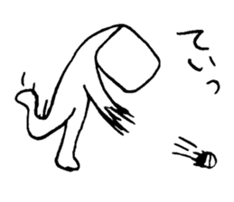 Mr.aja stamp 2 sticker #1146330