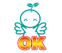 Angel is soul of language sticker #1146750