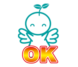 Angel is soul of language sticker #1146750