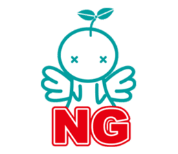 Angel is soul of language sticker #1146751