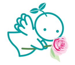 Angel is soul of language sticker #1146762