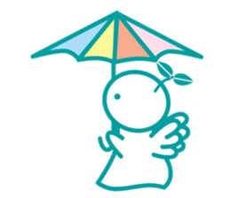 Angel is soul of language sticker #1146783