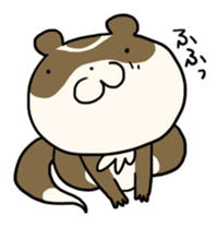 Goofy ferret TOUCH2 with friends! sticker #1146906