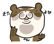 Goofy ferret TOUCH2 with friends! sticker #1146921