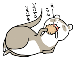 Goofy ferret TOUCH2 with friends! sticker #1146937