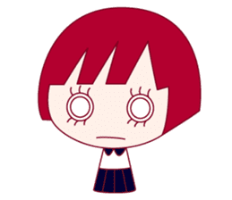 The shy girl "MEME" sticker #1146946