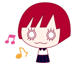 The shy girl "MEME" sticker #1146947